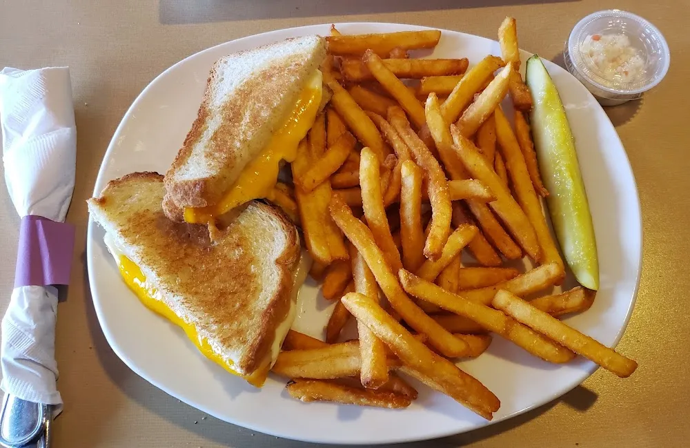 Trio Grilled Cheese with Fries